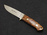 TAKBLADE Couteau de chasse, manche en bois de fer 100mm